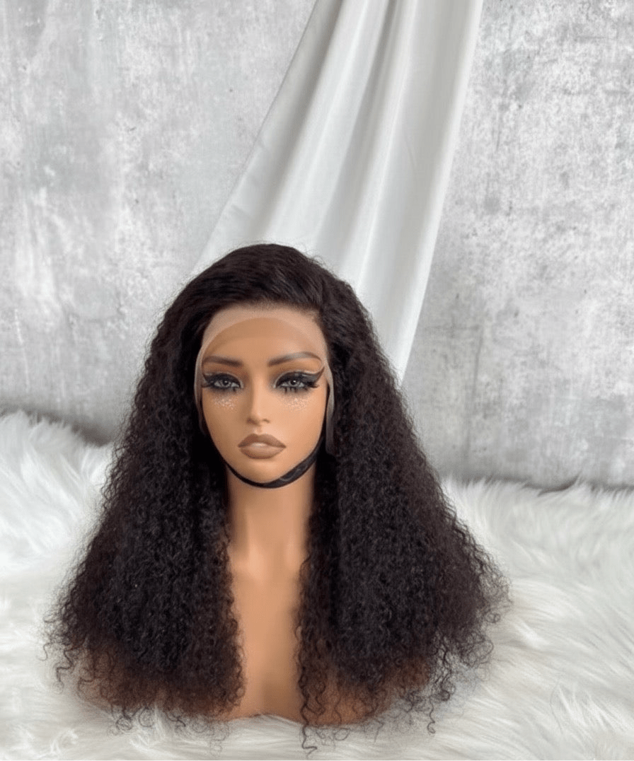 The “Mnini” unit - 13x4 double drawn Jerry Curl wig - The Real Hair Co